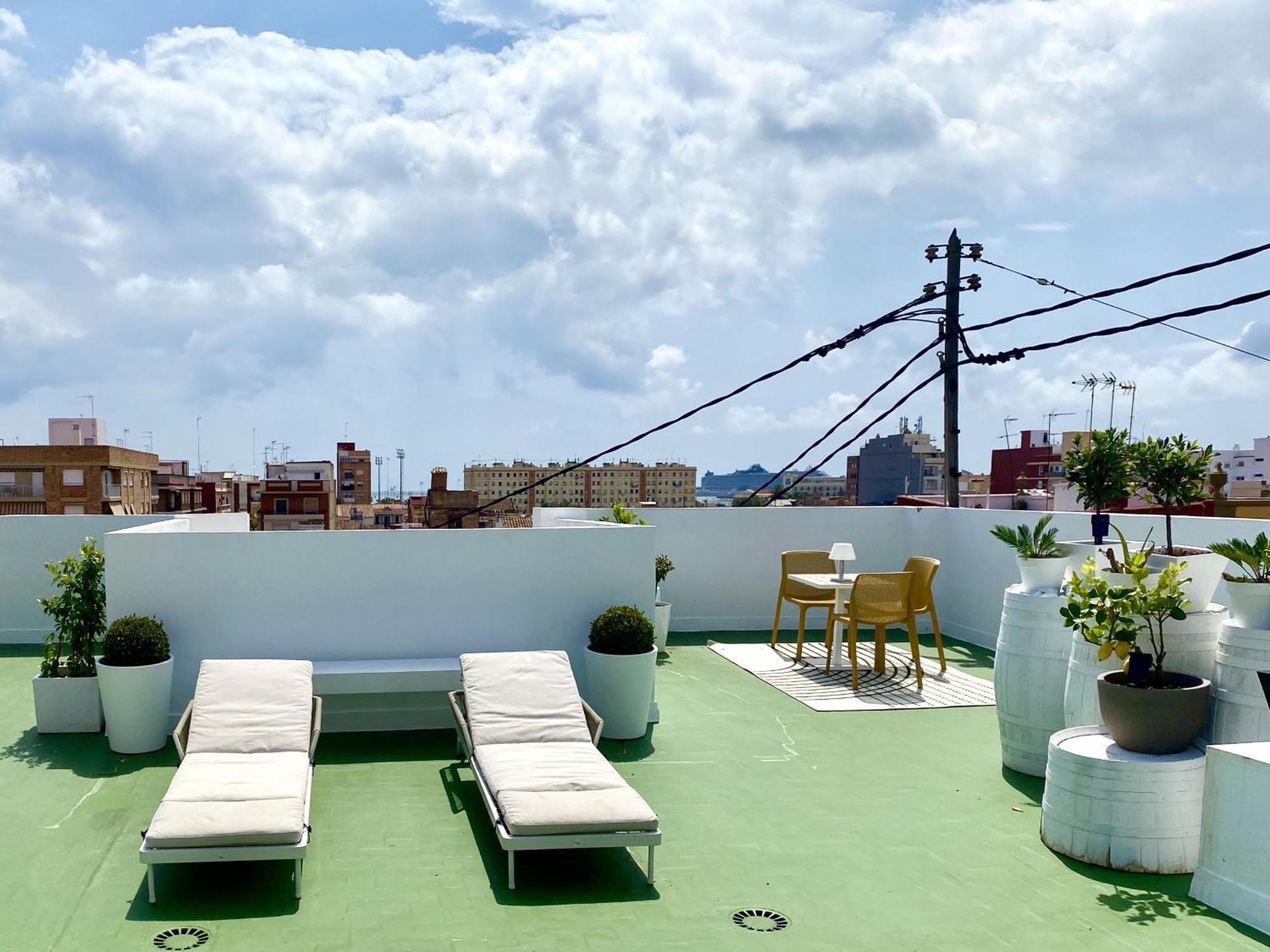 Apartamento Valencia Malvarrosa Bagian luar foto